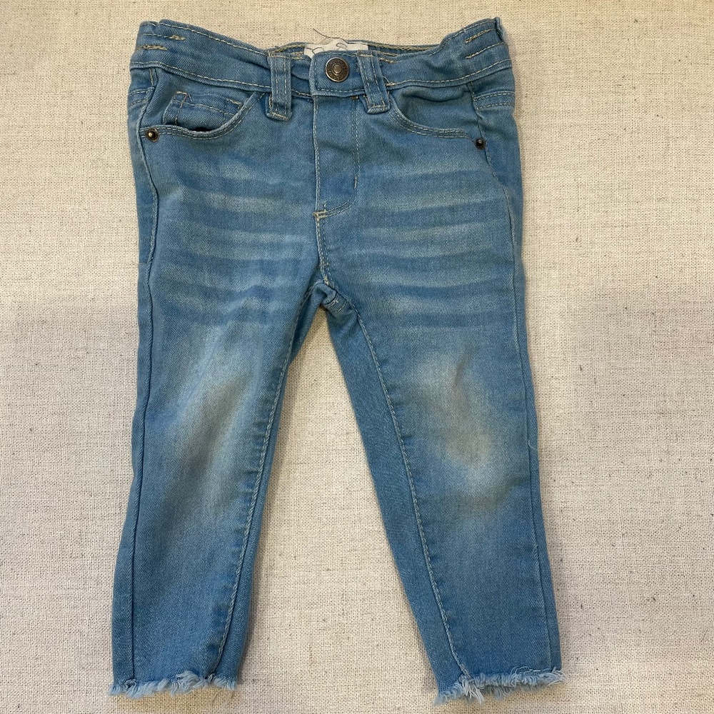 Jessica Simpson Baby girl jeans. Size 12 months